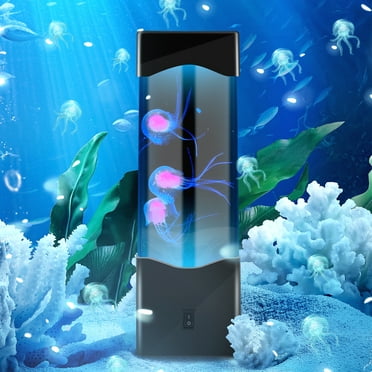 Jellyfish Lava Lamp Jellyfish Lamp Kit Relaxing Colorful Aquarium Night Lights Versatile Jelly Fish Light Lamp Night lamp