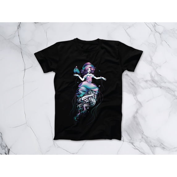 Jellyfish Mermaid T-Shirt - Walmart.com