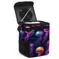 thumbnail image 1 of Jellyfish Mini Car Trash Can with Foldable Lid, Leak-proof Design and Hanging Storage Bag for Auto - Car Trash Can, 1 of 6