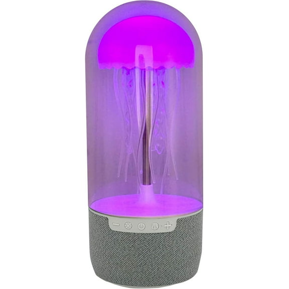 Jellyfish Mood Lamp with Bluetooth Speaker, Color Changing LED, Floating Jellyfish, Volume Control