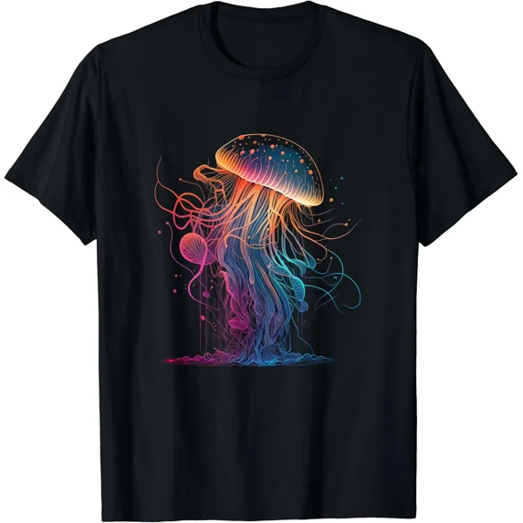 Jellyfish Ocean Animal Scuba Diving Jelly Fish Unisex T-Shirt - Walmart.com