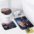 thumbnail image 1 of Jellyfish Ocean Style 3 Pieces Bath Mats Set, Non-Slip Washable Cover Floor Rug Decorations for Kitchen Bathroom Bedroom, 1 of 7