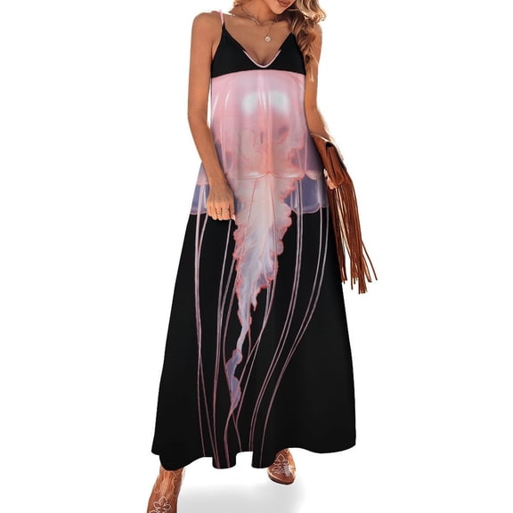 Jellyfish Ocean Style Sleeveless Dress for Women Clothing Female Women's Summer Skirt