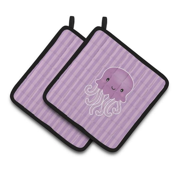 Jellyfish Pair of Pot Holders