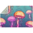 thumbnail image 1 of Jellyfish Polyester Kitchen Rug – Durable Floor Mat for Kitchen – Comfortable Cushioned Rug for Standing –Kitchen Mat for Home and Office – Modern Kitchen Decor, 1 of 6