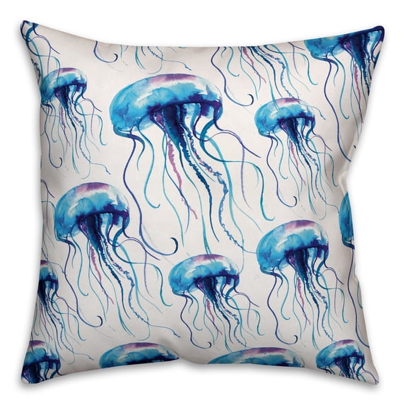 Creative Products Jellyfish Swarm 18x18 Indoor / Outdoor Pillow