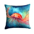 thumbnail image 1 of Jellyfish Throw Pillow 14 in x 14 in, 1 of 2