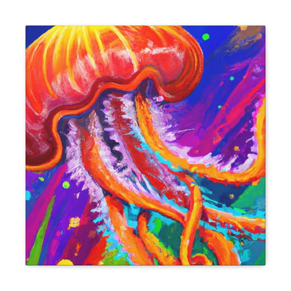 Jellyfish Underwater Oasis - Canvas
