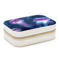 thumbnail image 1 of Jellyfish Velvet Portable Travel Organizer with Removable Compartment – Gift Idea, Jewelry Organizer, Storage Box, and Bracelet Holder, 1 of 7