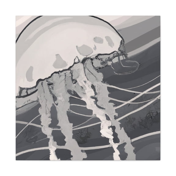 "Jellyfish in Abstraction" - Canvas