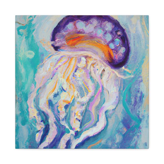 "Jellyfish in Moonlight" - Canvas