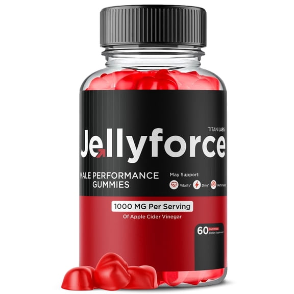 Jellyforce ACV Gummies Advanced Formula Vitamin Supplement Jelly Force 60 Gummies