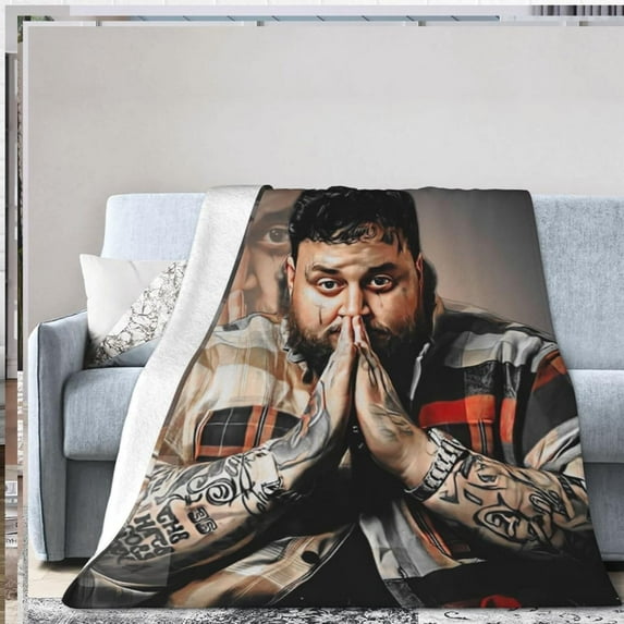 Jellys Music Rolls Blanket Flannel Fleece Blanket Ultra Soft Lightweight Throw Blanket for Bed Couch Living Room 50"x40"