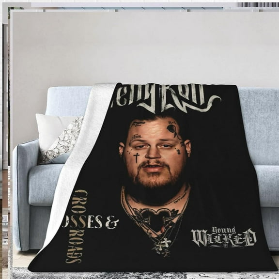 Jellys Music Rolls Blanket Flannel Fleece Blanket Ultra Soft Lightweight Throw Blanket for Bed Couch Living Room 60"x50"