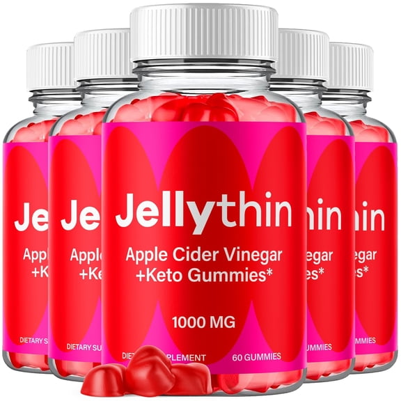 Jellythin Keto ACV Gummies 1000MG Advanced Formula Vitamin Jelly Thin 300 Gummies