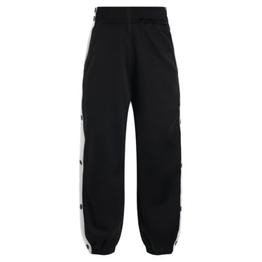Jelory Kids Boys Tear Away Basketball Pants Joggers Sweatpants Active Running Sports Pants Black 130