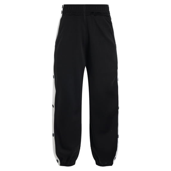 Jelory Kids Boys Tear Away Basketball Pants Joggers Sweatpants Active Running Sports Pants Black 140