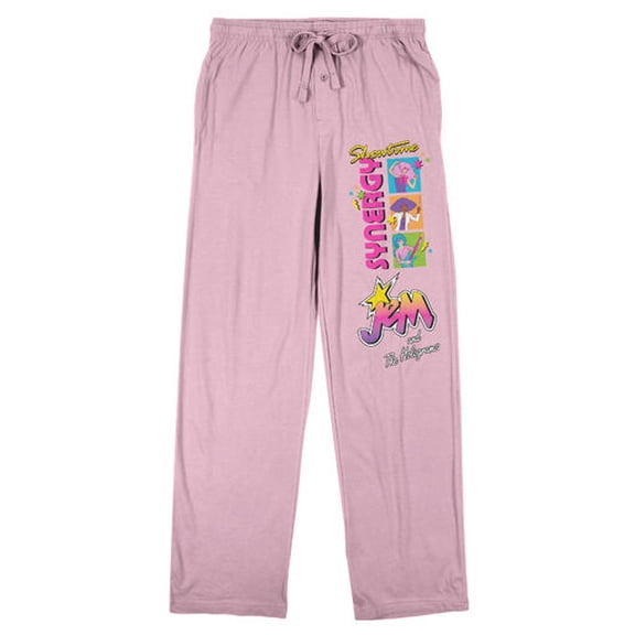 Jem And The Holograms Showtime Synergy Women’s Pink Sleep Pajama Pants-XS
