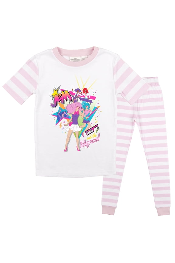 Jem And The Holograms Youth Girl 2-Piece Pajama Set-Small