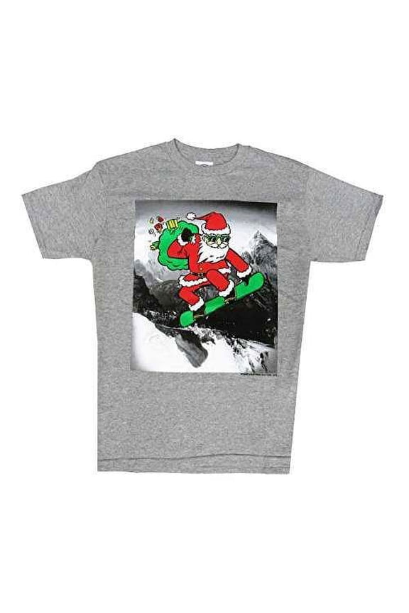 Graphic-Print T-Shirt, Big Boys – Heather Grey – Heather Grey, X-Large