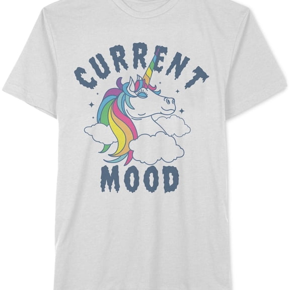 Jem Mens Current Mood Graphic T-Shirt, White, XX-Large