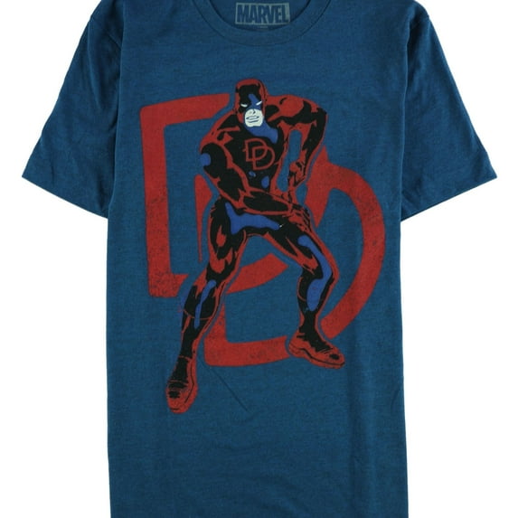 Jem Mens Daredevil Graphic T-Shirt, Blue, Small
