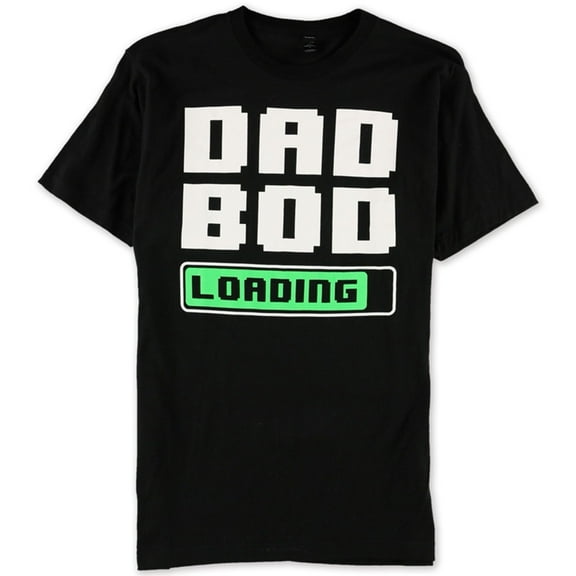 Jem Mens Loading Graphic T-Shirt, Black, Large