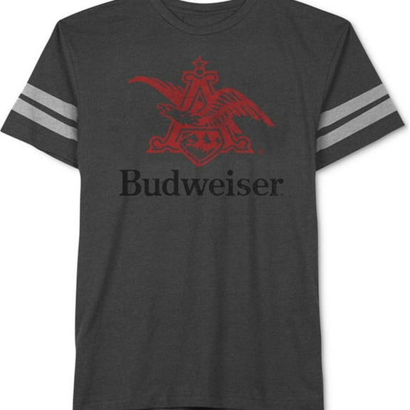 Jem Mens Logo Graphic T-Shirt, Grey, XX-Large