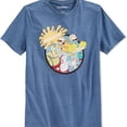 thumbnail image 1 of Jem Mens Rewind Graphic T-Shirt, Blue, Large, 1 of 1