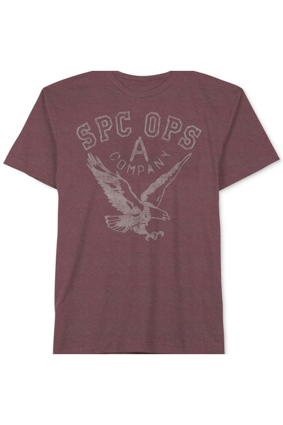 Mens Special Ops Graphic T-Shirt, Red, Medium