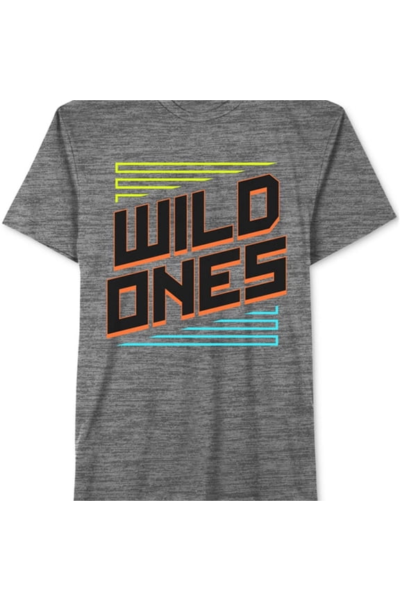 Mens Wild Ones Graphic T-Shirt, Black, Medium