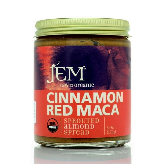 Jem Specialty Nut Butter Almond Butter, Cinnamon Maca, Organic-6.52 oz