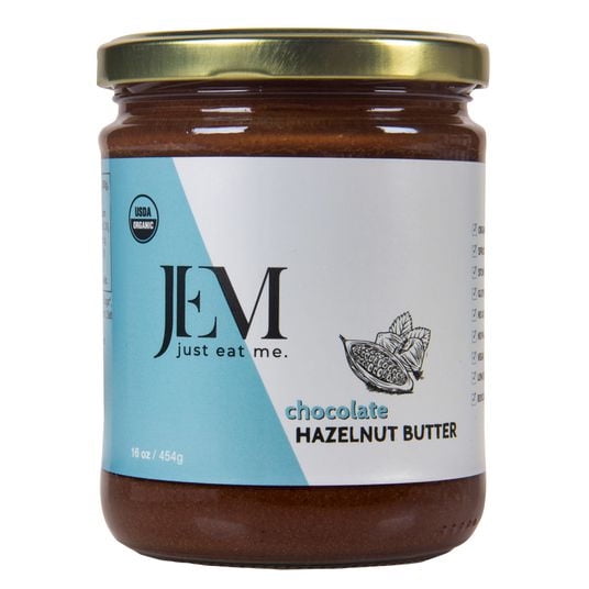 Jem Specialty Nut Butter Chocolate Hazelnut Spread, Organic-16 oz