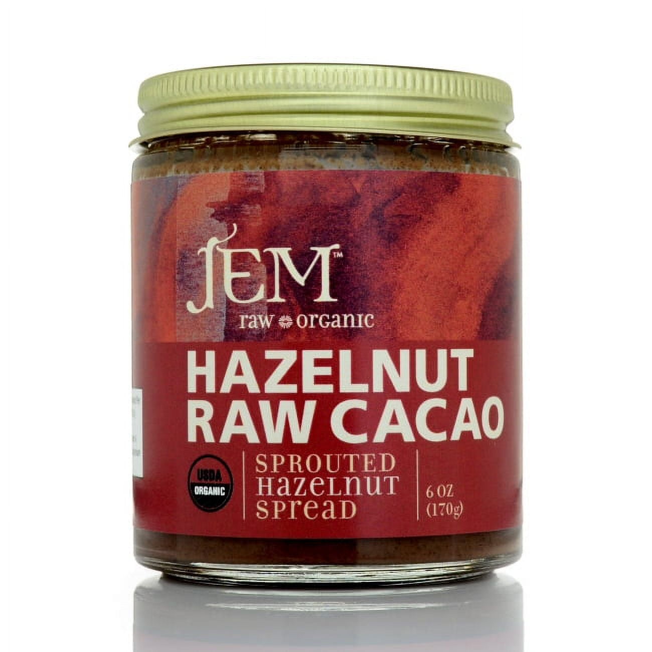 Jem Specialty Nut Butter Chocolate Hazelnut Spread, Organic-6.52 oz