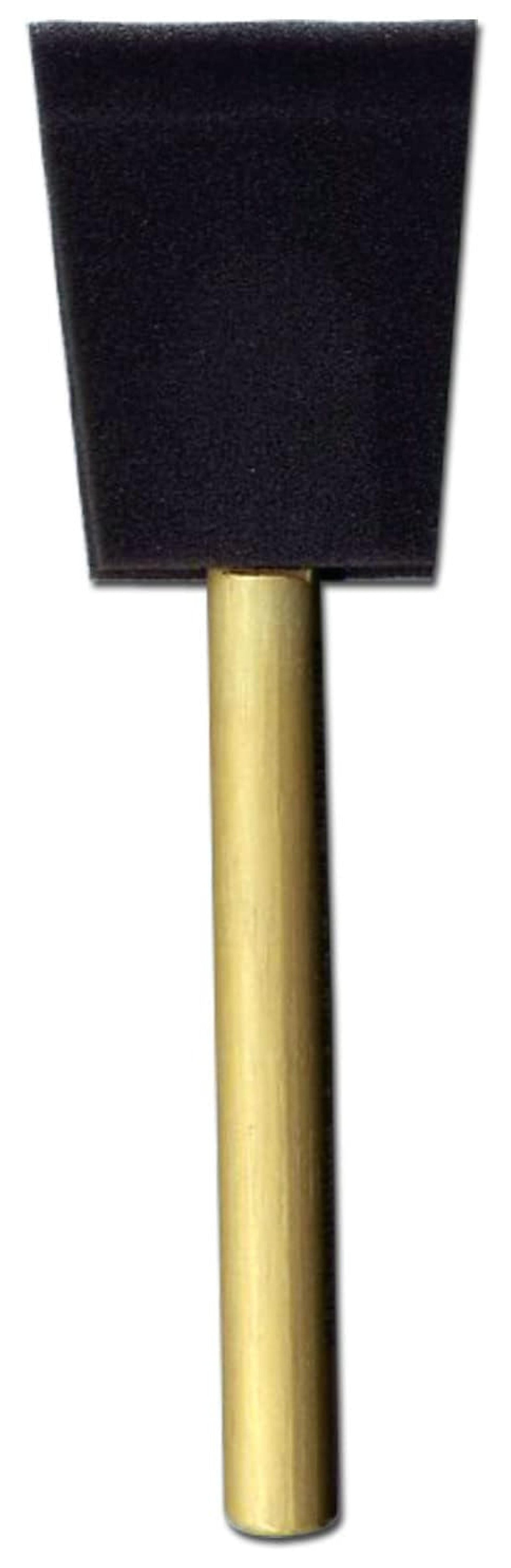 Jen 2" Foam Brush With Wood Handle, Pack of 24 2 in