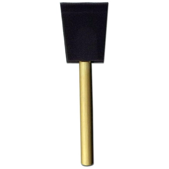 Jen 2" Foam Brush With Wood Handle, Pack of 24 2 in