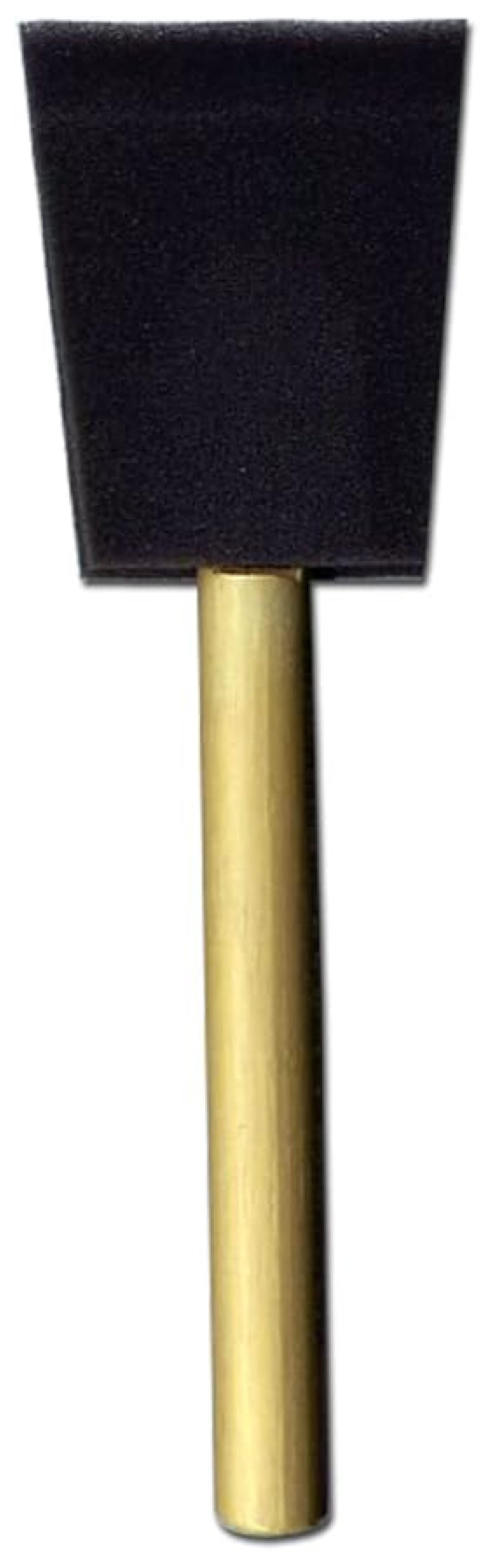 Jen 2" Foam Brush With Wood Handle, Pack of 24