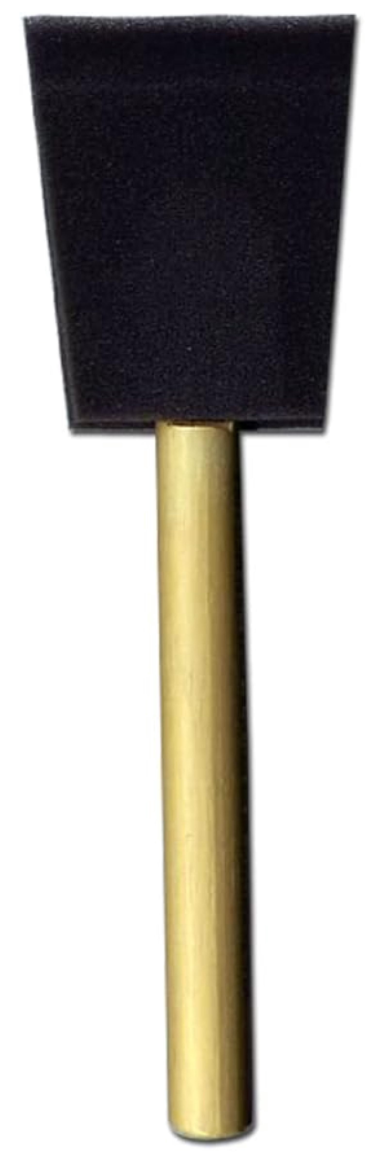 Jen 2" Foam Brush With Wood Handle, Pack of 24