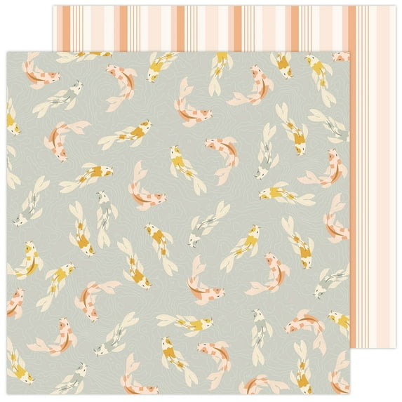 Jen Hadfield Peaceful Heart Double-Sided Cardstock 12"X12"-Tranquil