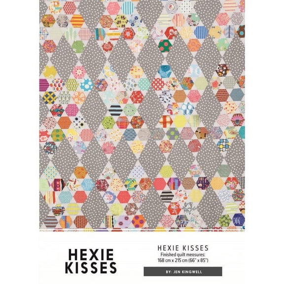 Jen Kingwell, Hexie Kisses Quilt Pattern