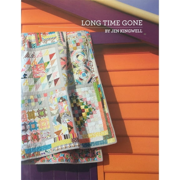 Jen Kingwell Long Time Gone Quilt Pattern Booklet