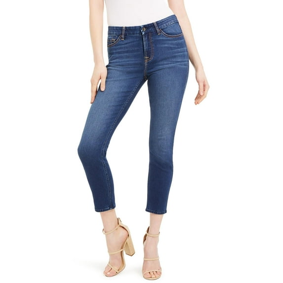 Jen7 by 7 for All Mankind Womens Denim Medium Wash Skinny Jeans