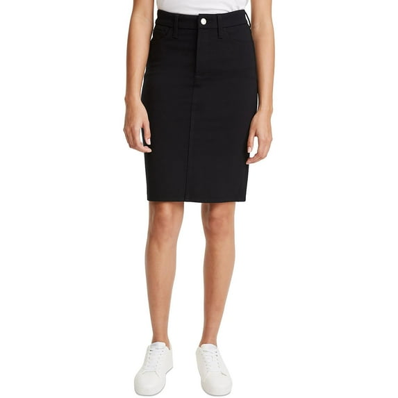 Jen7 by 7 for All Mankind Womens Ponte Knit Mini Pencil Skirt