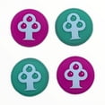 thumbnail image 1 of JenDore Green & Pink Trees 4Pcs Silicone Thumb Grip Caps for Nintendo Switch, 1 of 1