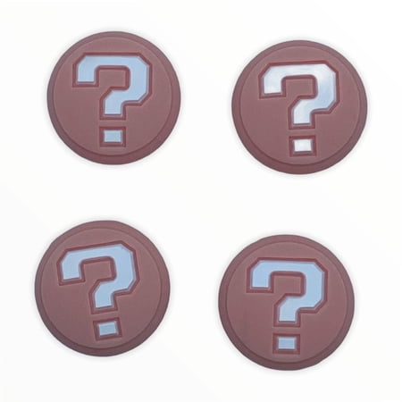 JenDore Pink Question Mark 4Pcs Silicone Thumb Grip Caps for Nintendo Switch