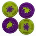 thumbnail image 1 of JenDore Purple & Yellow Splats 4Pcs Silicone Thumb Grip Caps for Nintendo Switch, 1 of 1