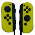 thumbnail image 1 of JenDore Yellow Silicone Nintendo Switch Joy-con Protective Shell Covers, 1 of 4