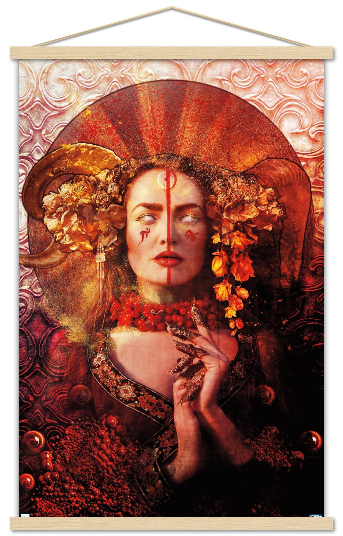 Jena DellaGrottaglia: Cosmic Zodiac - Aries Wall Poster with Magnetic Frame, 22.375" x 34"