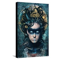 Jena DellaGrottaglia: Cosmic Zodiac - Cancer Canvas Wall Poster, 14.725" x 22.375"
