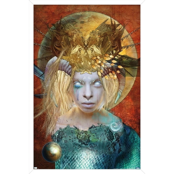 Jena DellaGrottaglia: Cosmic Zodiac - Capricorn Wall Poster, 22.375" x 34" Framed
